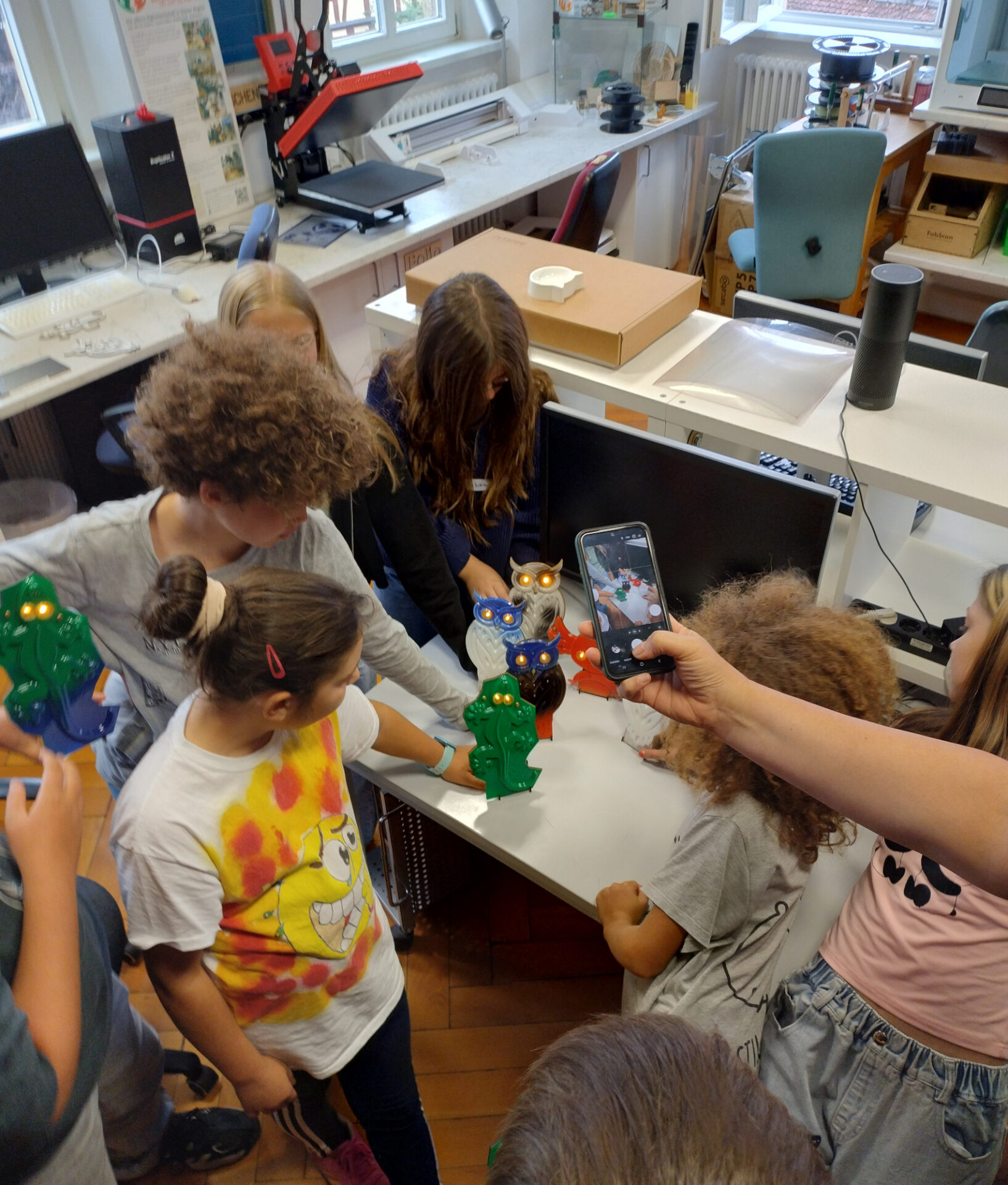 Die fertigen Solar-Tiere